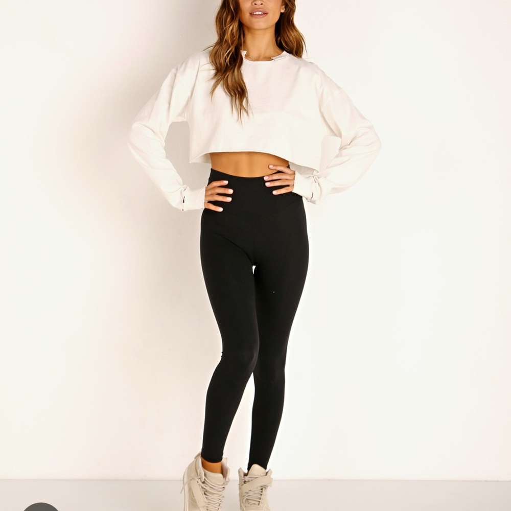 Josh Brown black second skin High-Waisted Leggings M/L